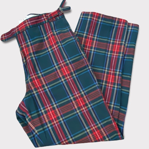 Vintage Polo Ralph Lauren tartan plaid flat front made in USA pant - Picture 5 of 7